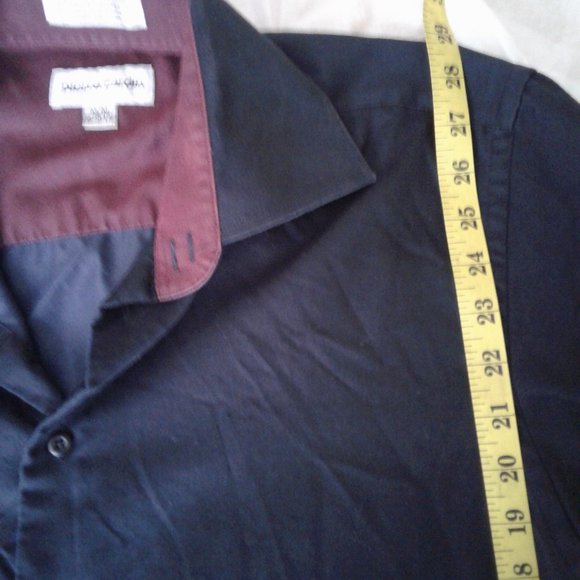 PIERRE CARDIN mens med long sleeve button up  shirt Y2K - Picture 7 of 10
